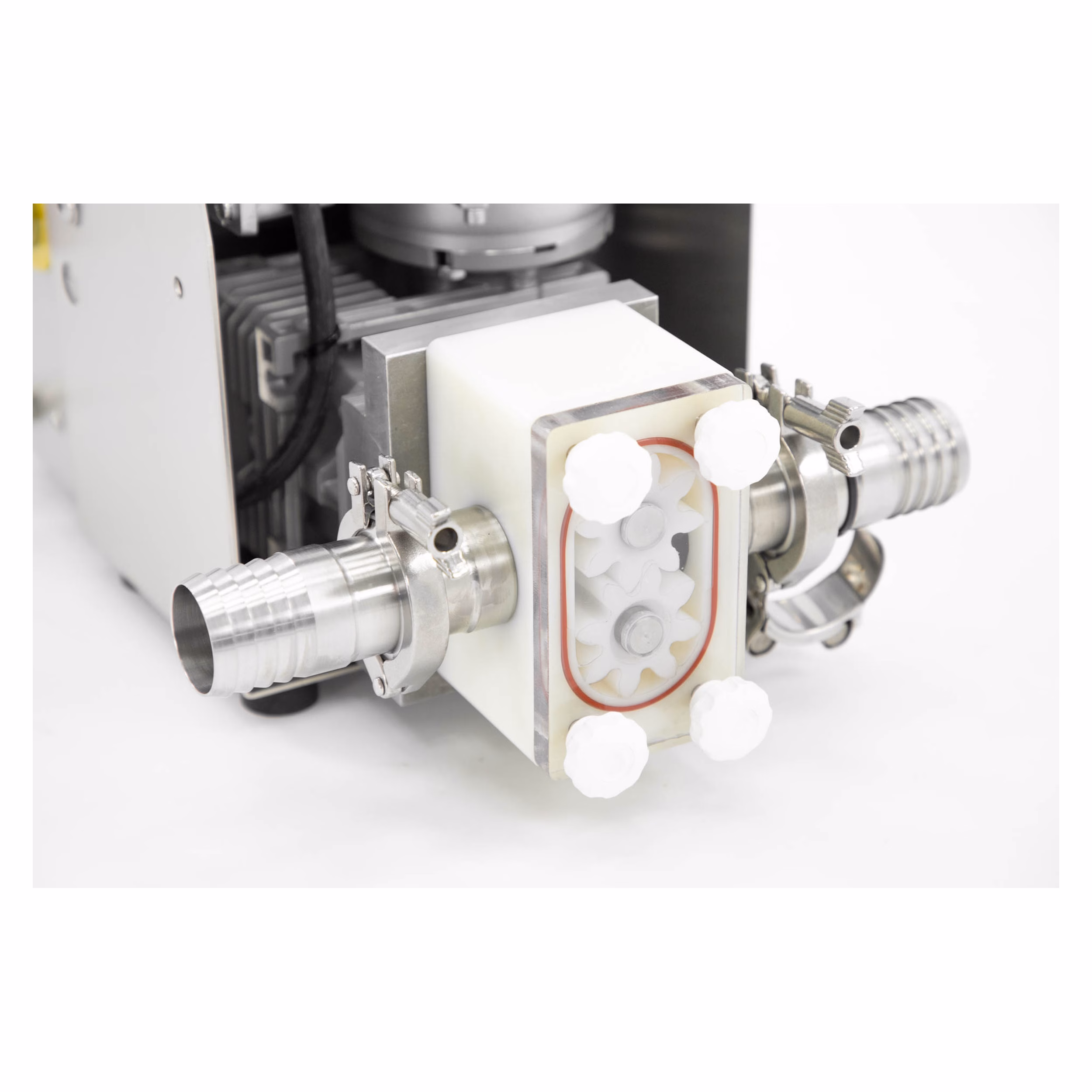 Lyson Honigpumpe kompakt 230 V – Getriebemodul mit transparenter Abdeckung