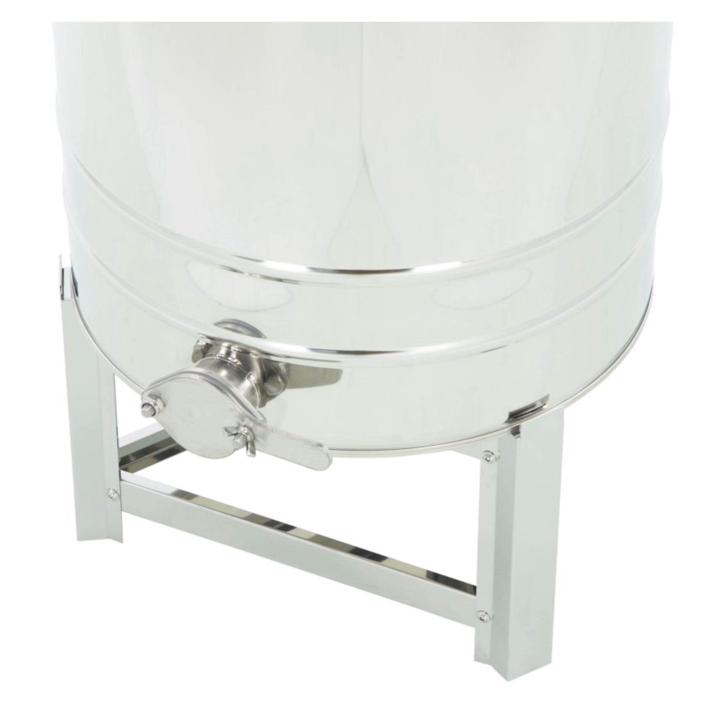 Lyson Edelstahl-Untergestell für Abfüllbehälter 100–150 l – W32060N – Detailansicht 1