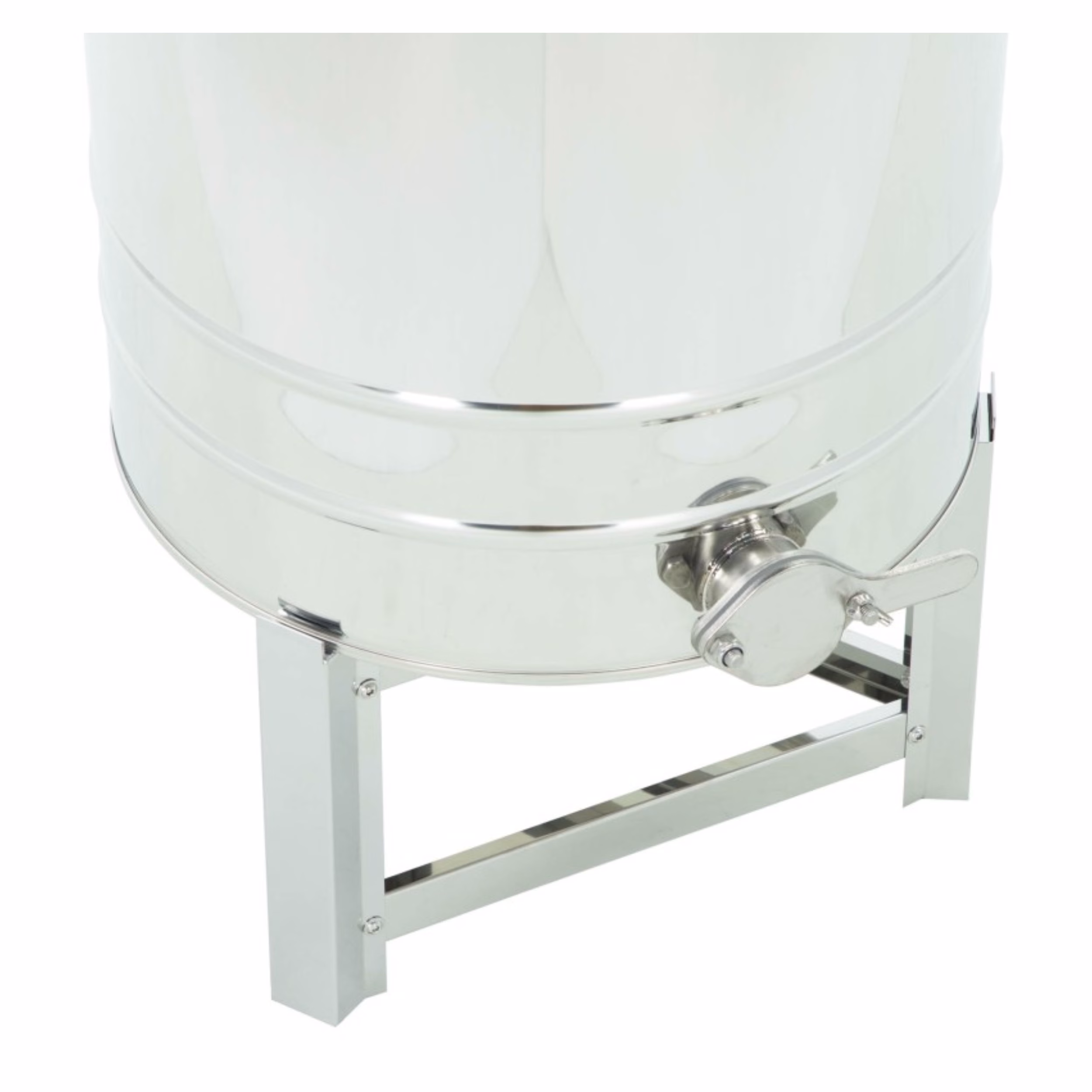 Lyson Edelstahl-Untergestell für Abfüllbehälter 100–150 l – W32060N – Detailansicht 2