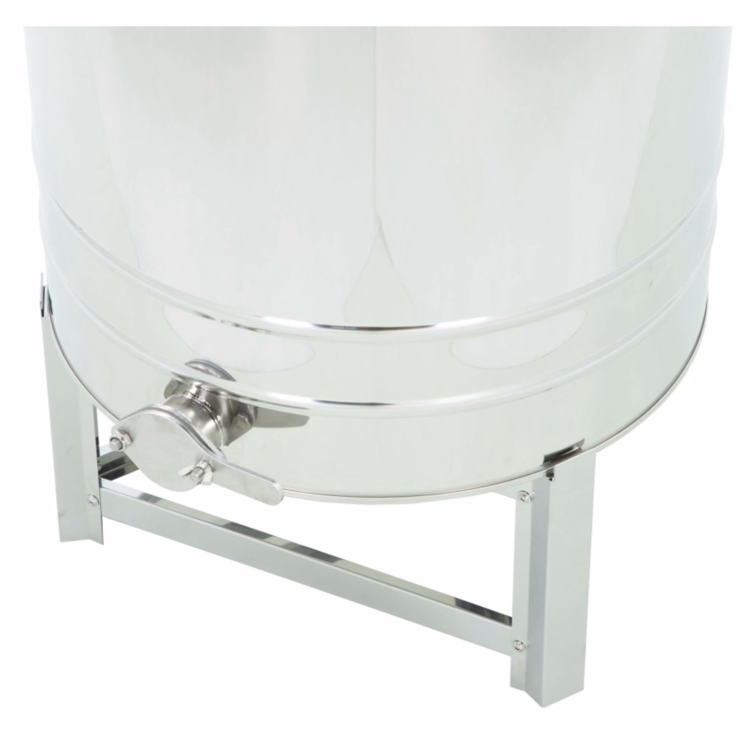 Lyson Edelstahl-Untergestell für Abfüllbehälter 200 l – W3206N