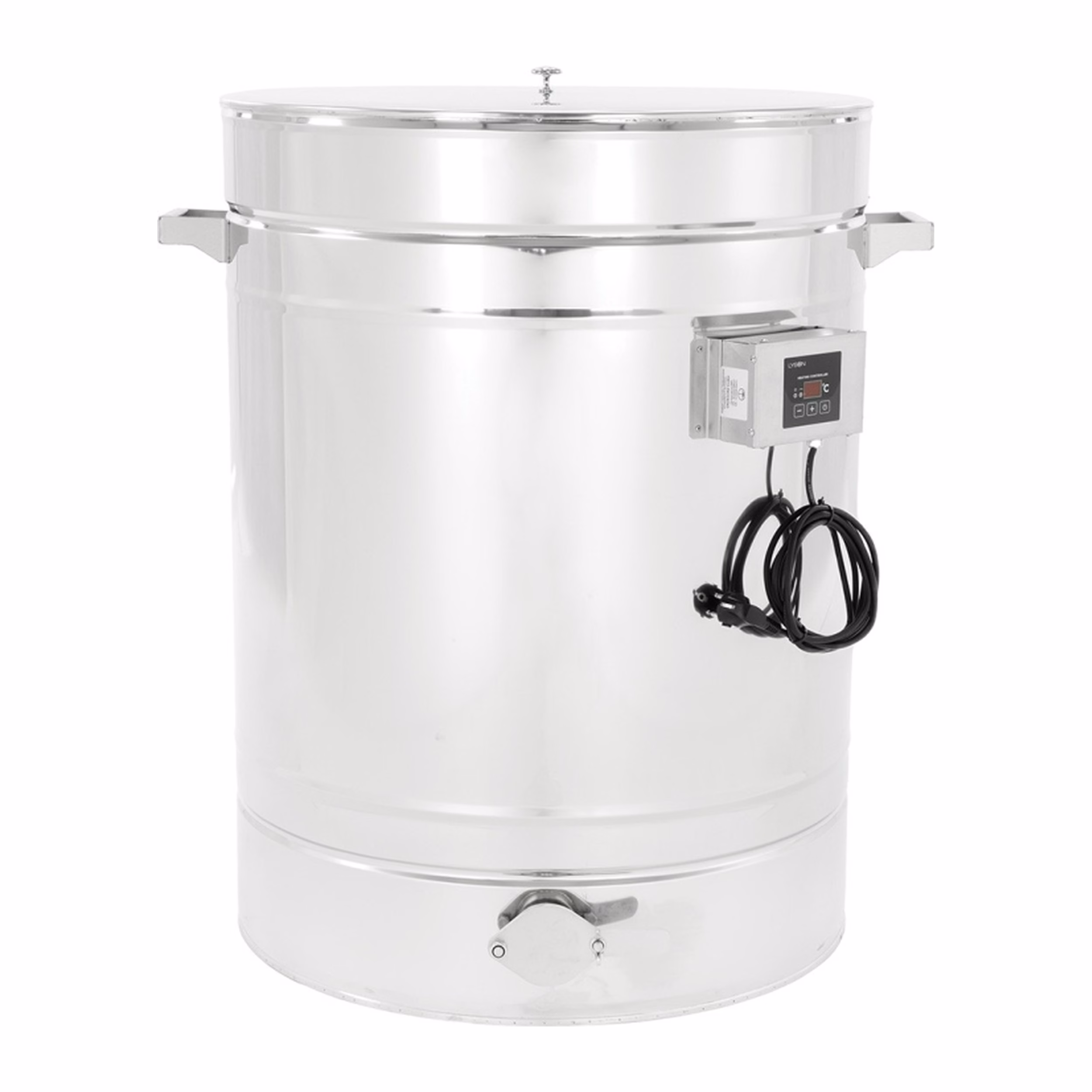 Lyson Absetzbehälter PREMIUM beheizt mit Konusboden 200 l / ~280 kg