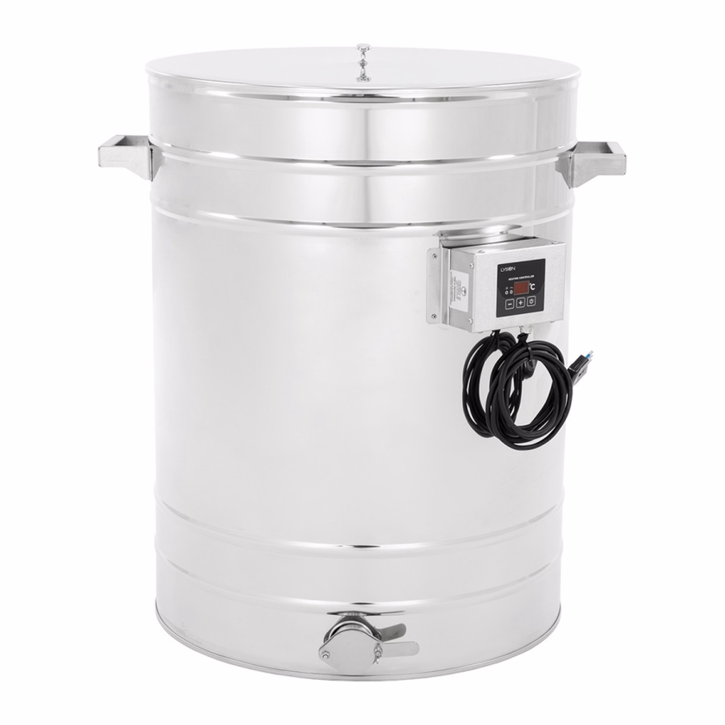 Lyson Absetzbehälter PREMIUM beheizt mit Konusboden 100 l / ~140 kg
