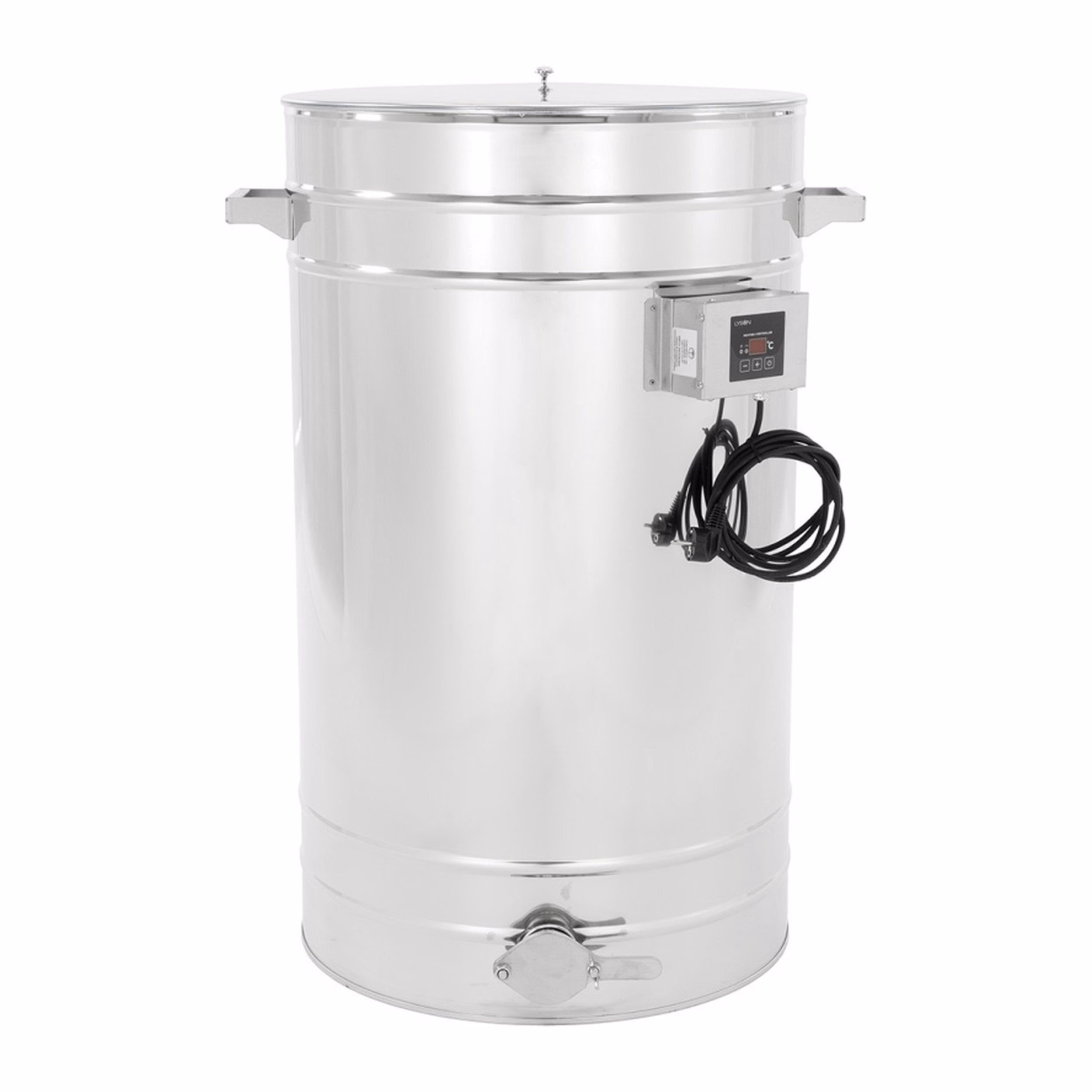 Lyson Absetzbehälter PREMIUM beheizt mit Konusboden 150 l / ~210 kg