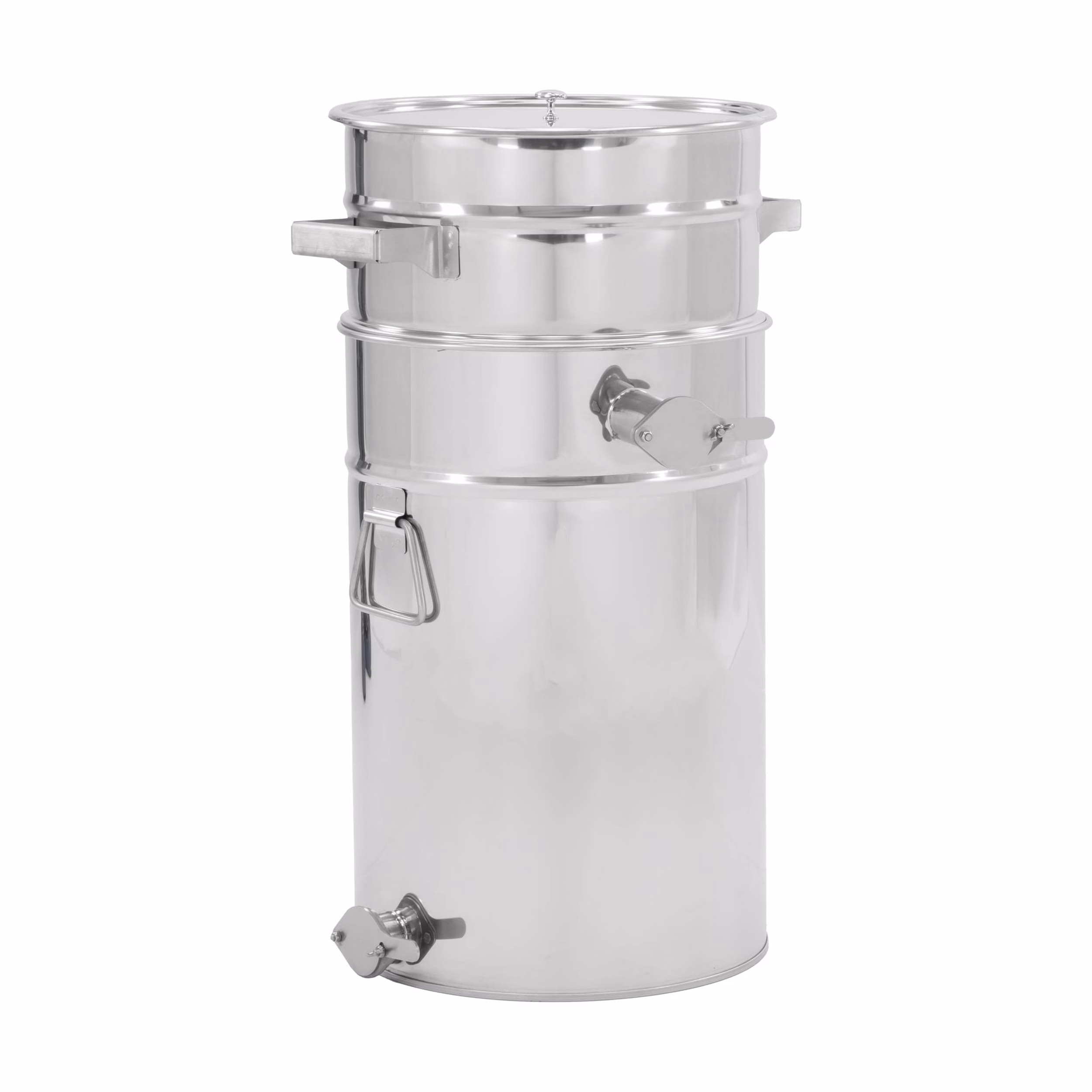 Lyson Abfüllbehälter CLASSIC 50–150 l mit Konussieb und zwei Ventilen – Ansicht 9