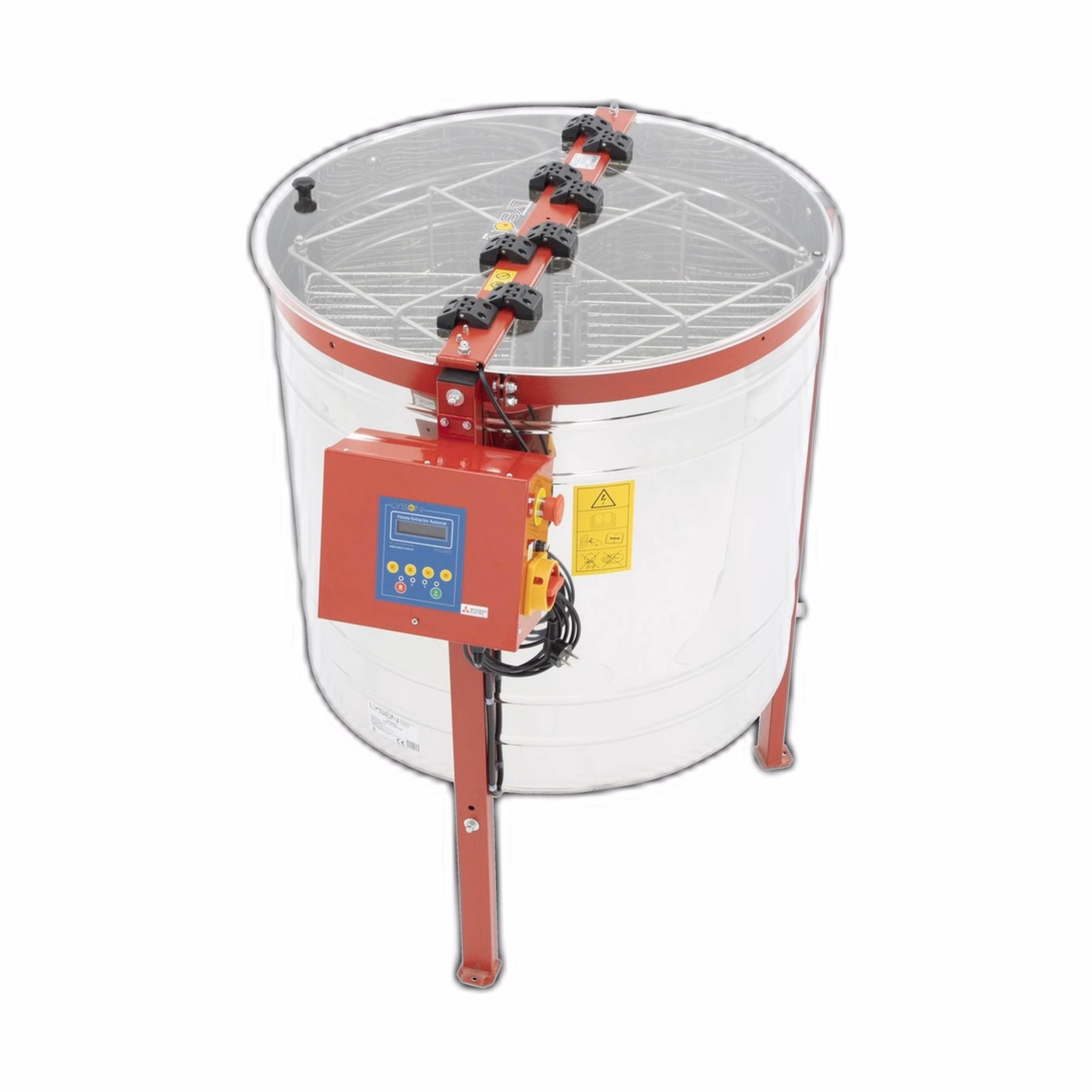 Lyson CLASSIC Dadant-Selbstwendeschleuder Ø 800 mm – Seitenansicht