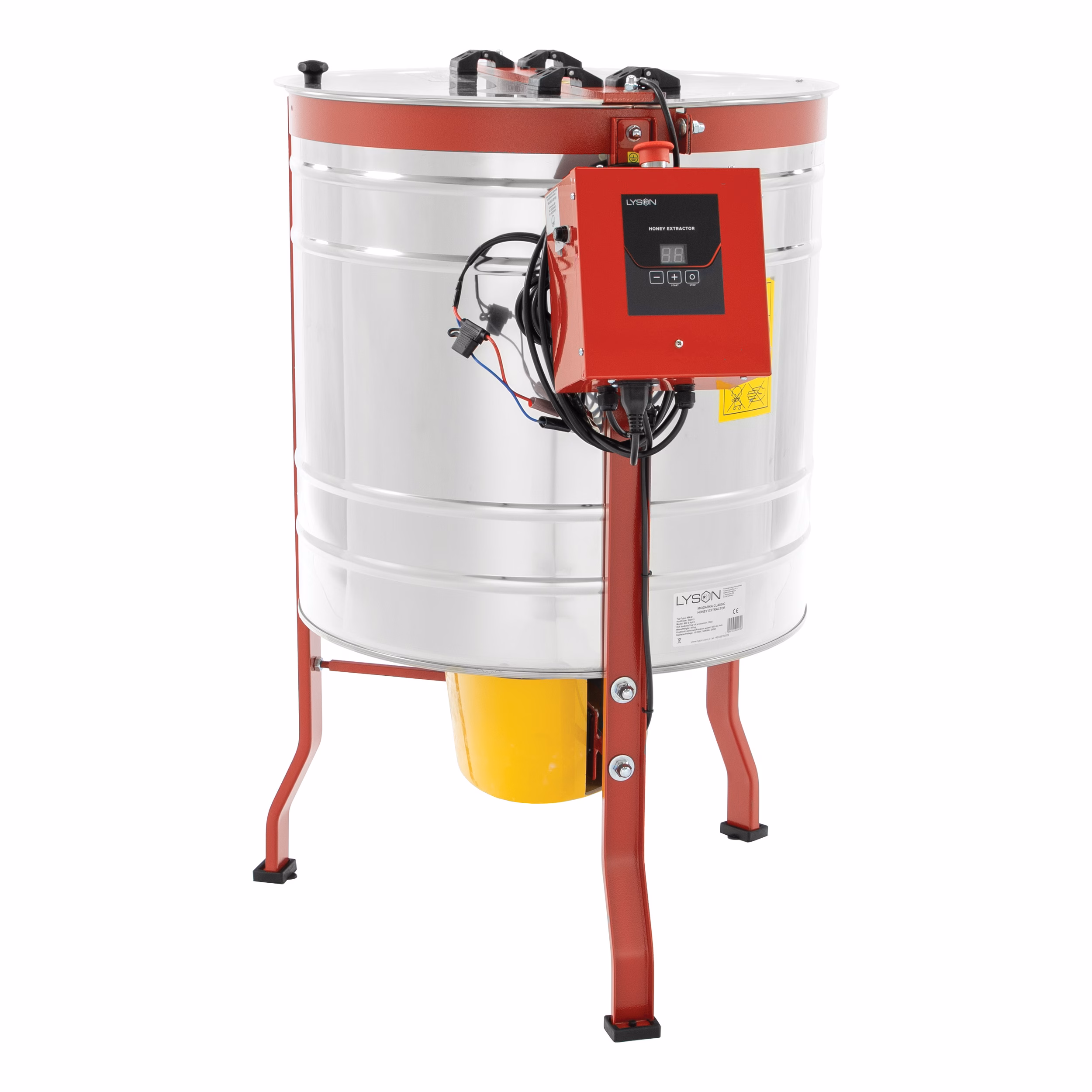 Lyson CLASSIC Tangentialschleuder Universal Ø 600 mm, 4 Waben, 12/230 V – Ansicht 2