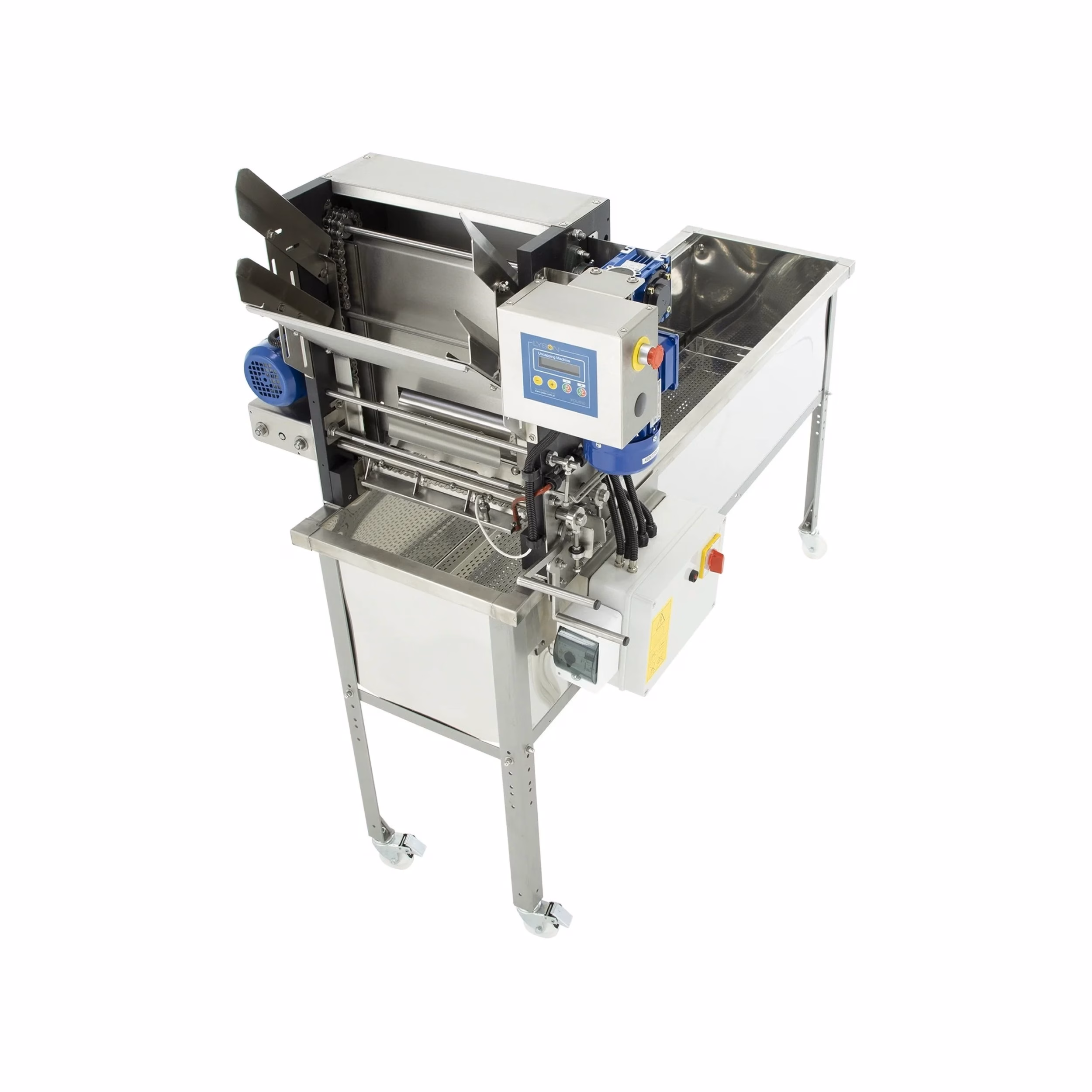 Lyson Entdeckelungsmaschine CLASSIC ohne Tisch, automatischer Vorschub 230 V – Ansicht 3