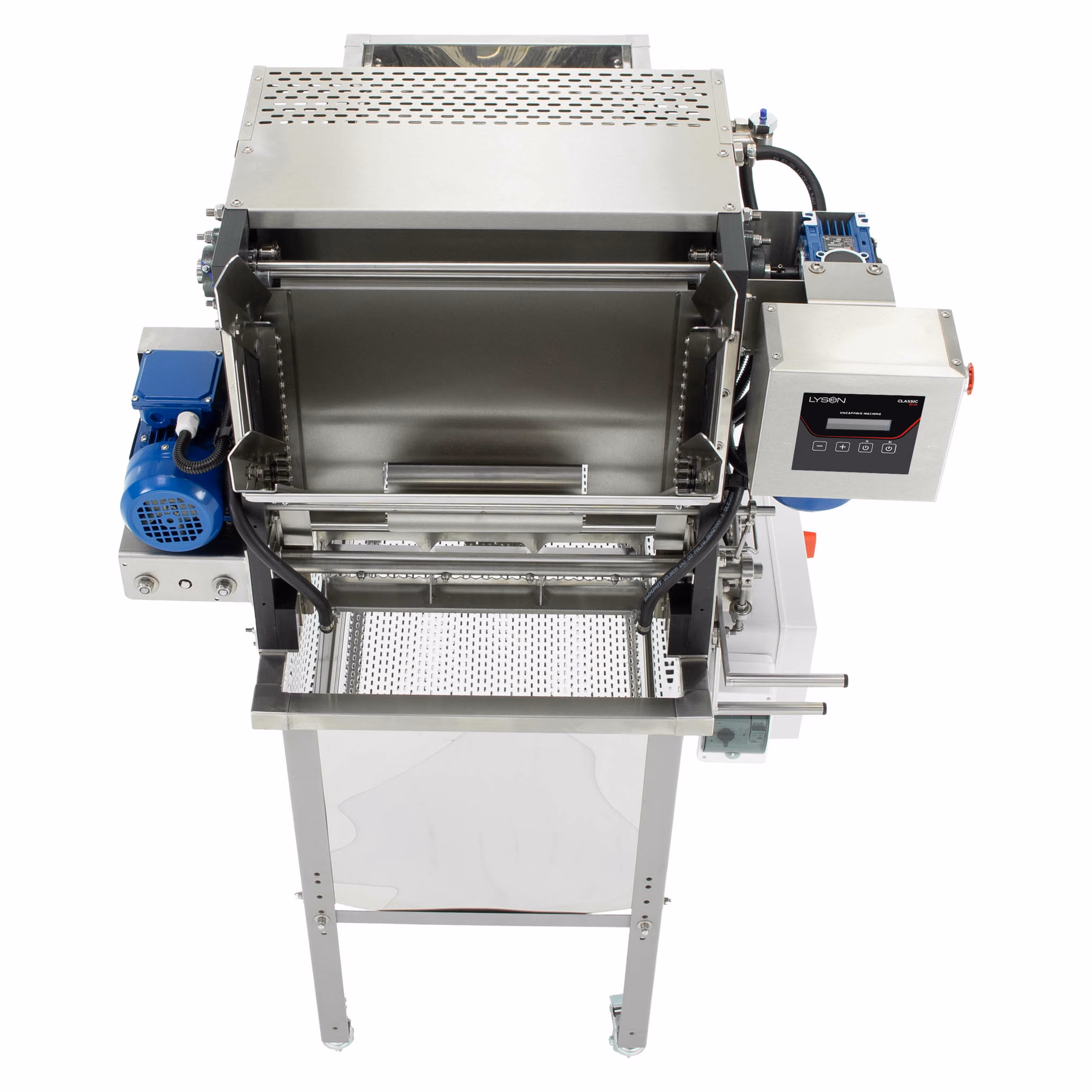 Lyson Entdeckelungsmaschine CLASSIC mit Rähmchenhalter 1500 mm – Maschinenkopf