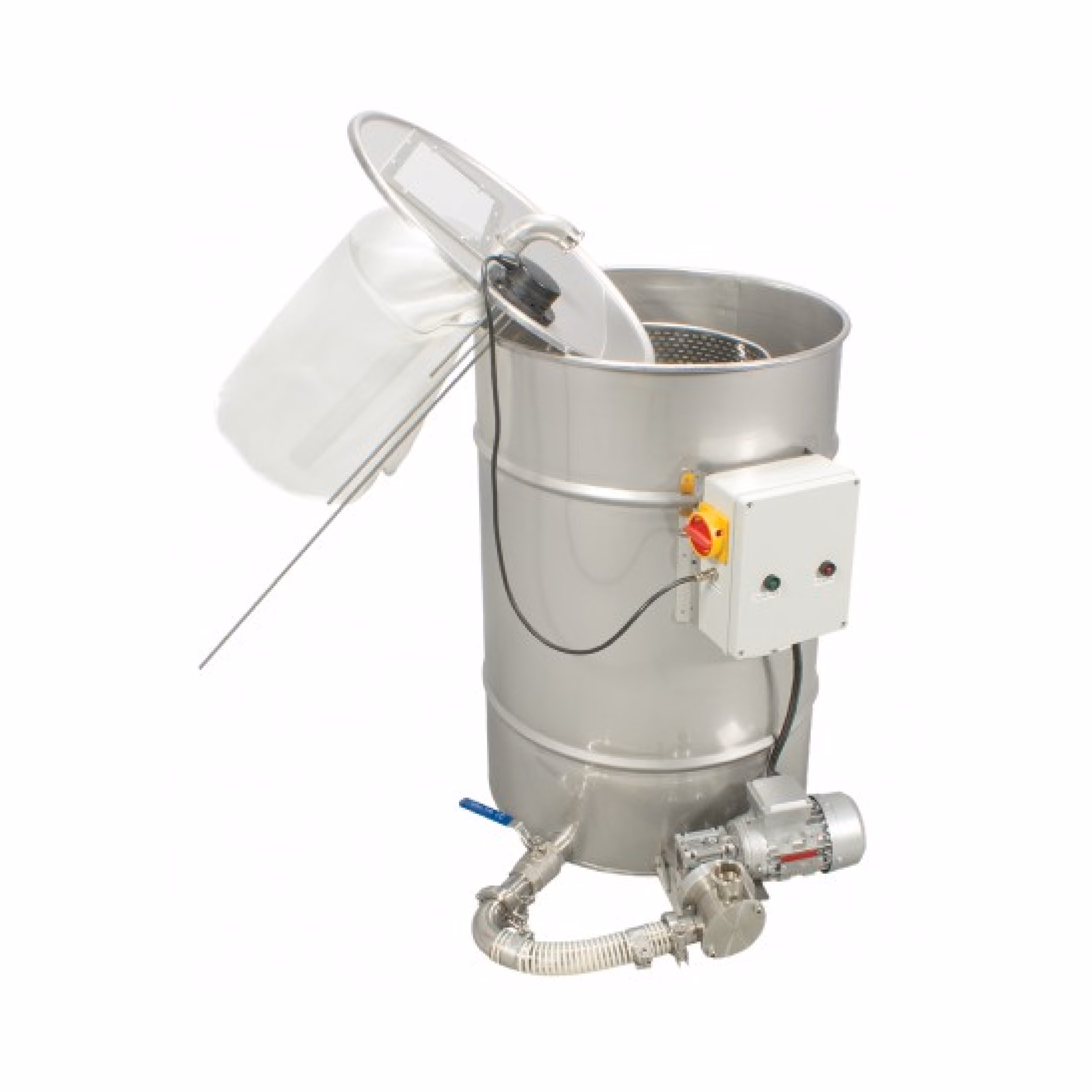 Lyson Honigfilter 200 l mit integrierter Pumpe, 400 V – Ansicht 1