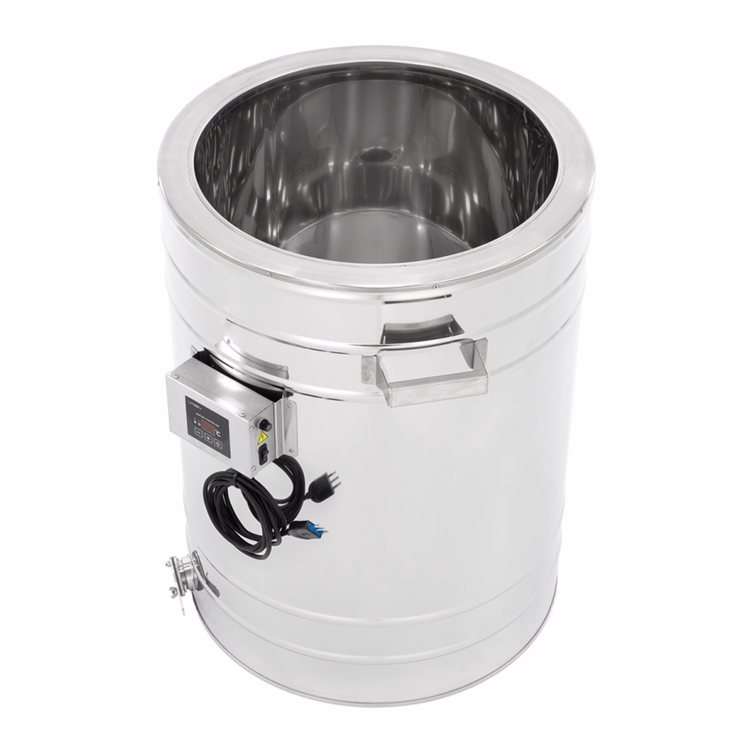 Lyson Absetzbehälter PREMIUM beheizt mit Konusboden 100 l / ~140 kg