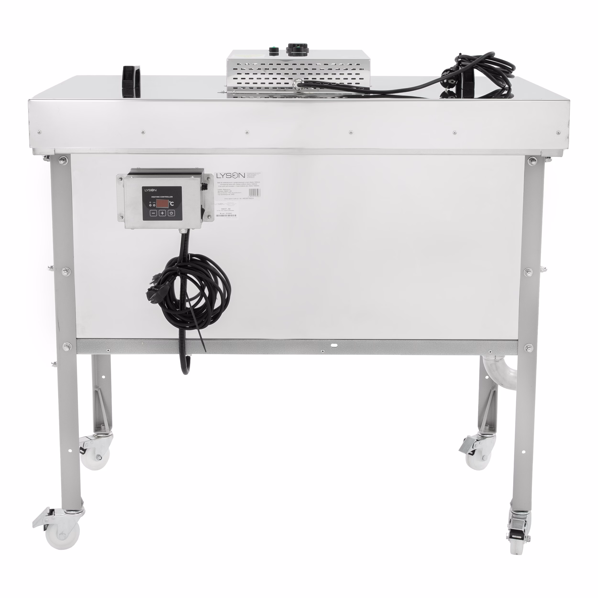 Lyson Multifunktions-Entdeckelungstisch 1000 mm beheizt (230 V)