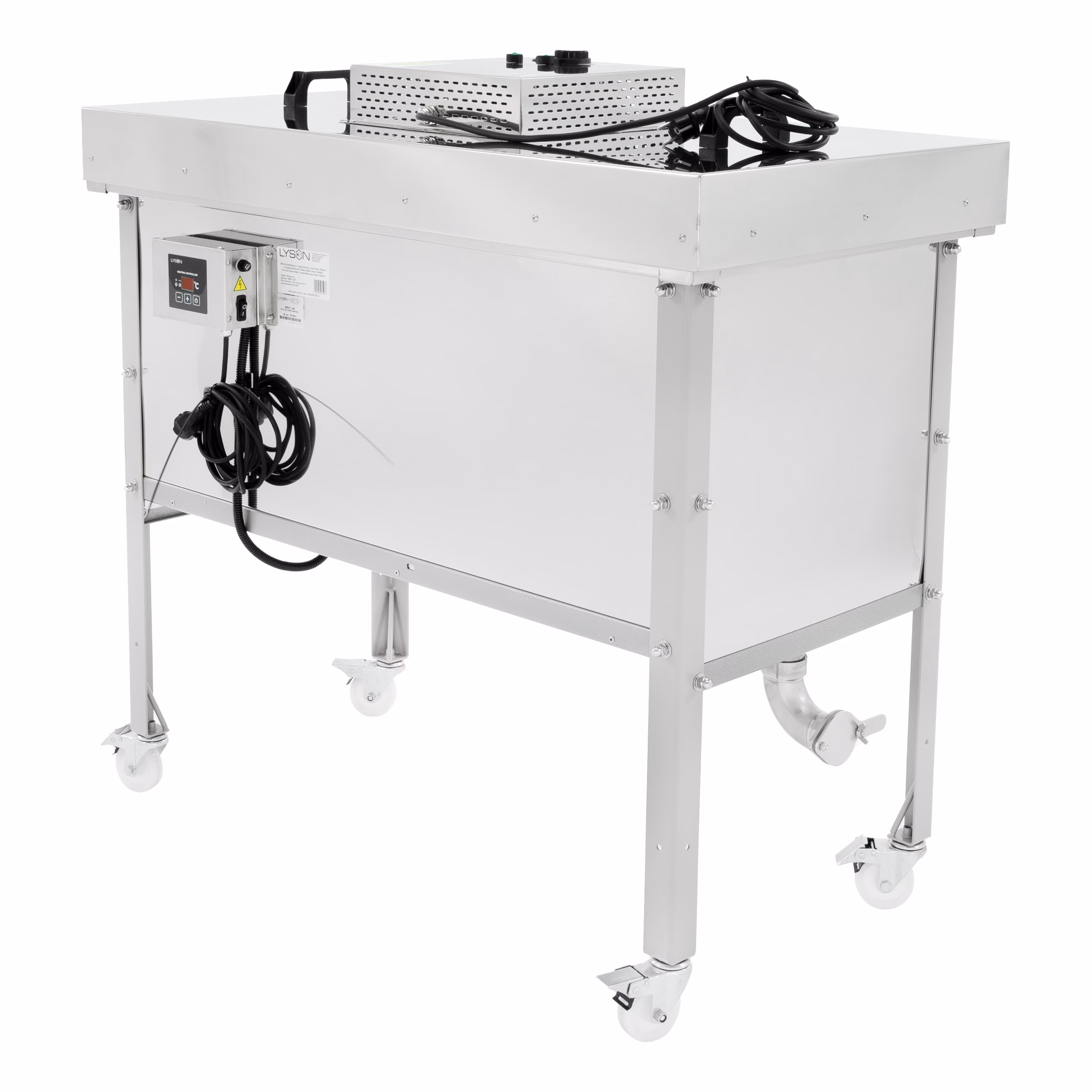 Lyson Multifunktions-Entdeckelungstisch 1000 mm beheizt (230 V) – Detailansicht 2