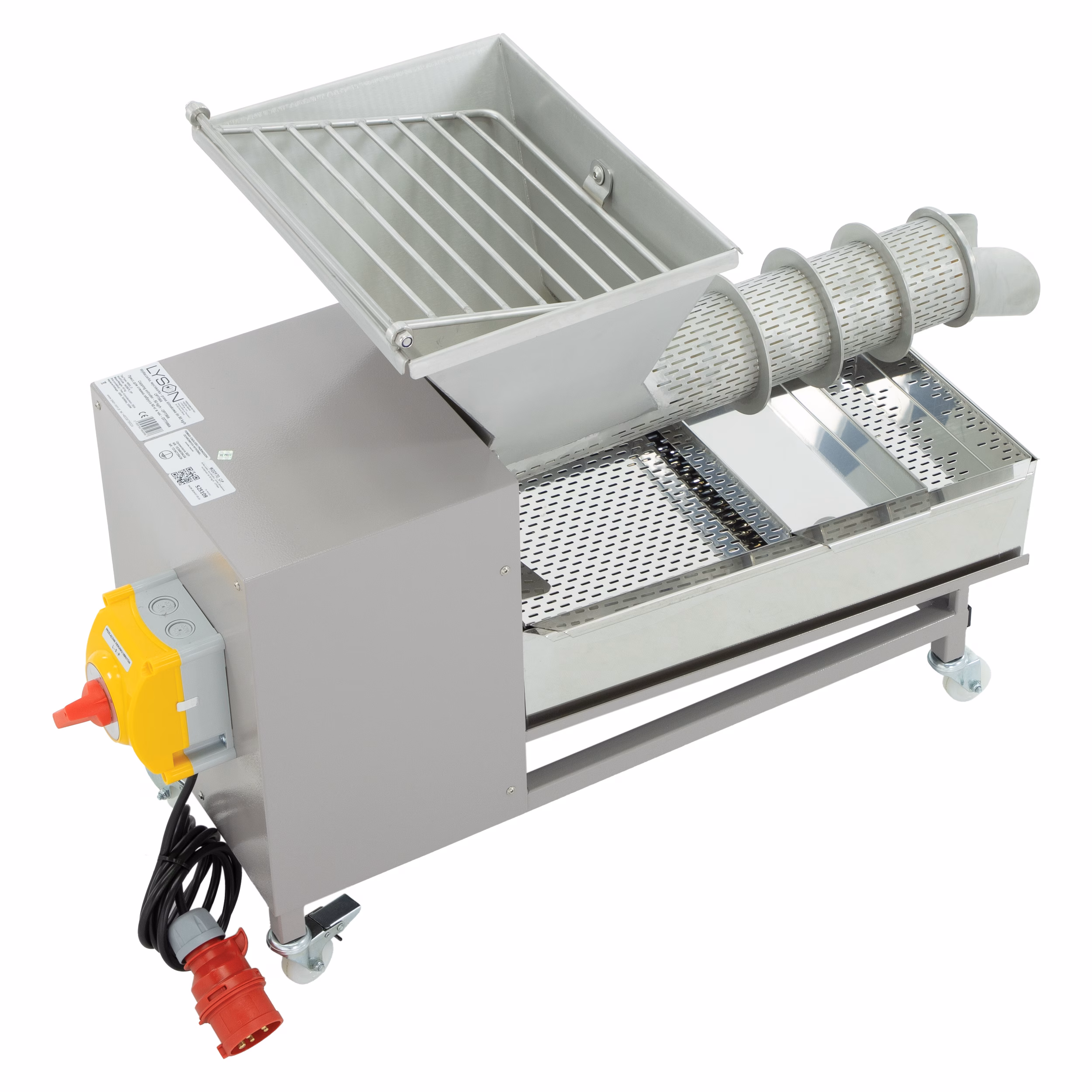 Lyson OPTIMA Deckelwachspresse 400 V Einfülltrichter