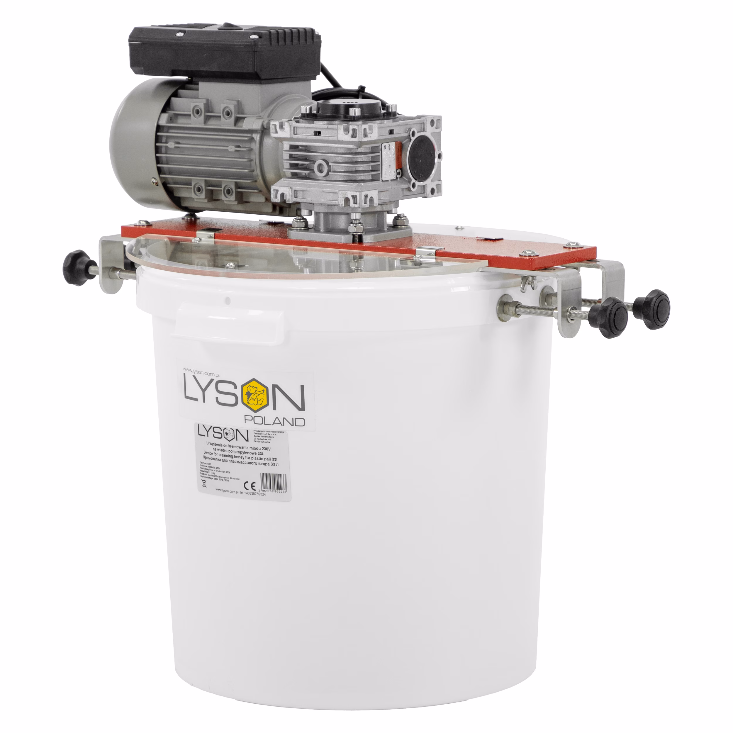 Lyson OPTIMA Honig-Rührgerät für Eimer 31,5 l / ca. 44 kg – Detailansicht 5