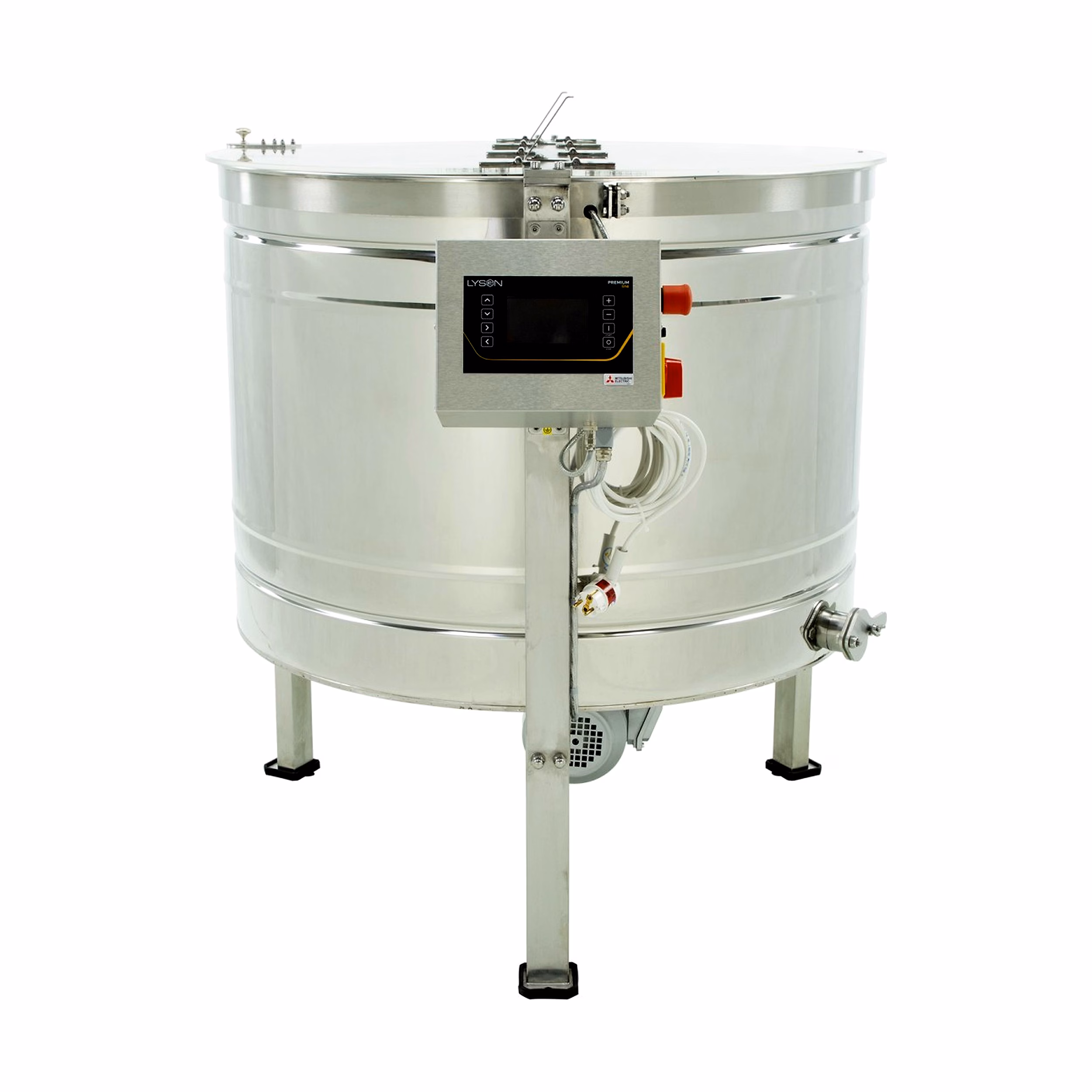 Lyson PREMIUM Selbstwendeschleuder Ø 1000 mm für 12 Waben
