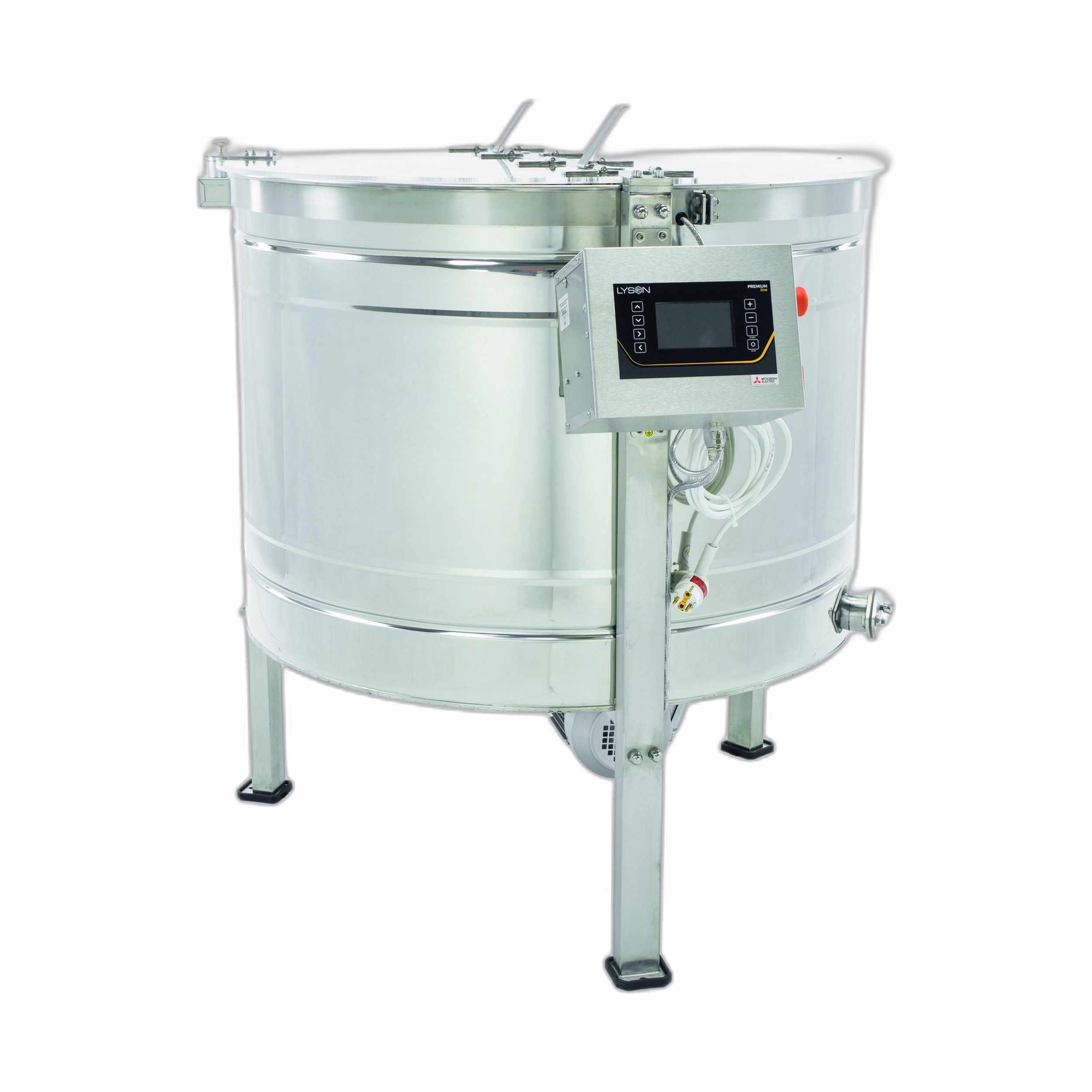 Lyson PREMIUM Selbstwendeschleuder 1200 mm sechzehn langstroth – gesamtansicht