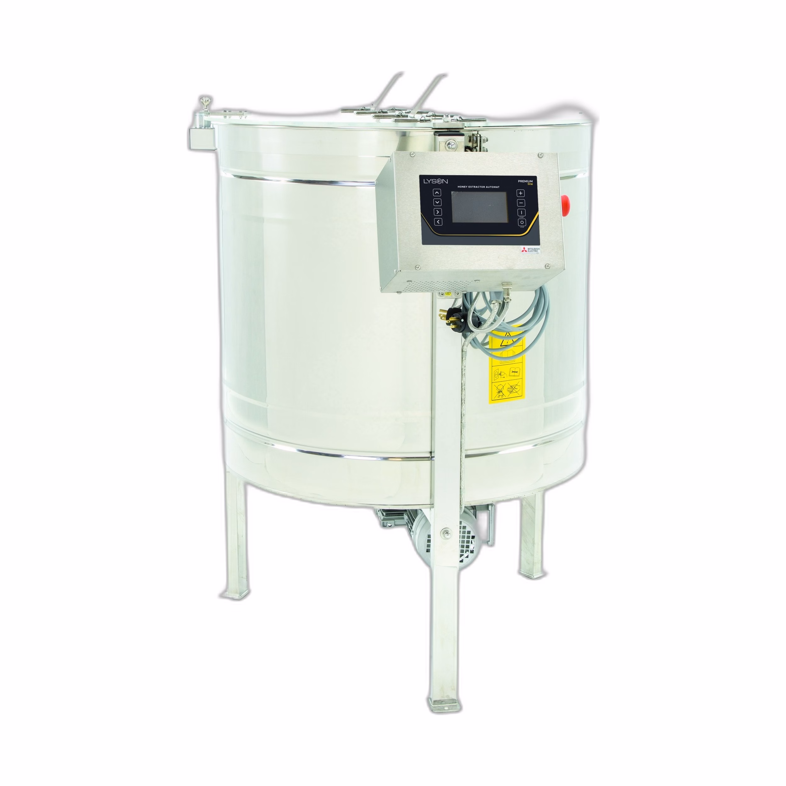 Lyson PREMIUM Selbstwendeschleuder 800 mm sechs langstroth – gesamtansicht