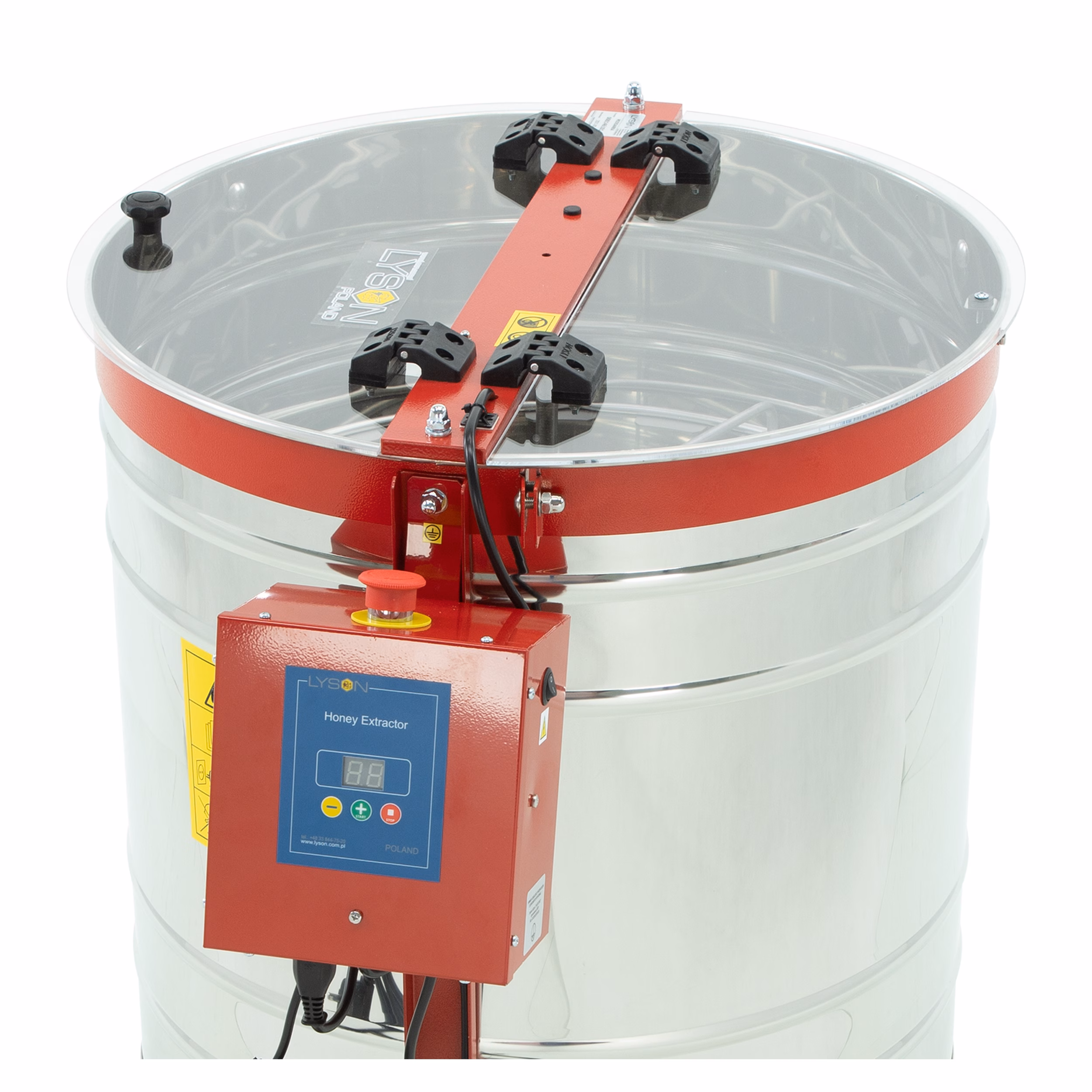 Lyson Radialschleuder CLASSIC W216 – Deckel und Steuerung
