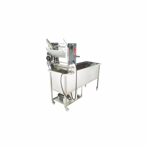 Lyson Rähmchenführung W2096C montiert an Entdeckelungsmaschine W20960
