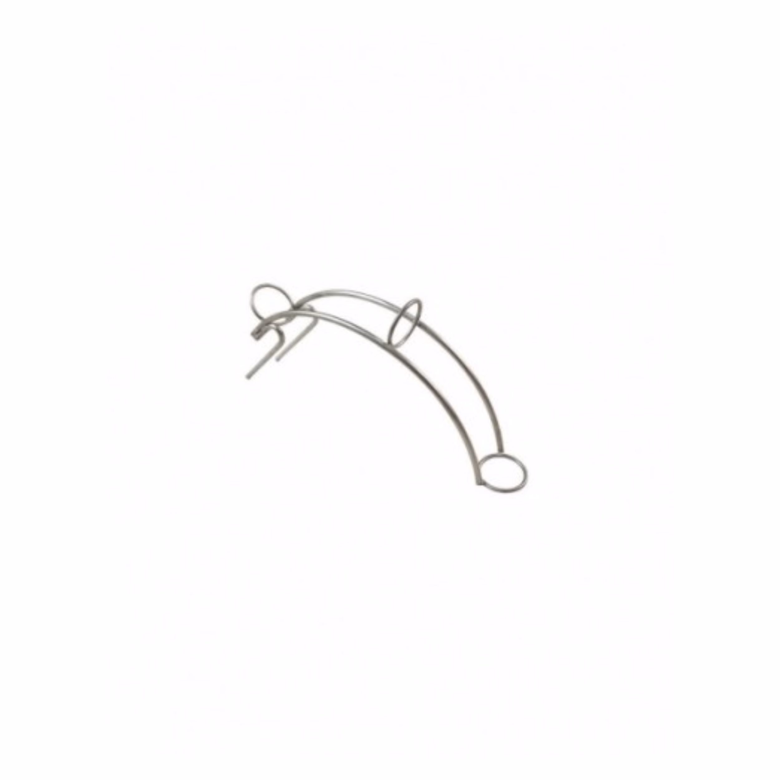 Lyson Edelstahl-Schlauchhalter Ø 40 mm – W32600