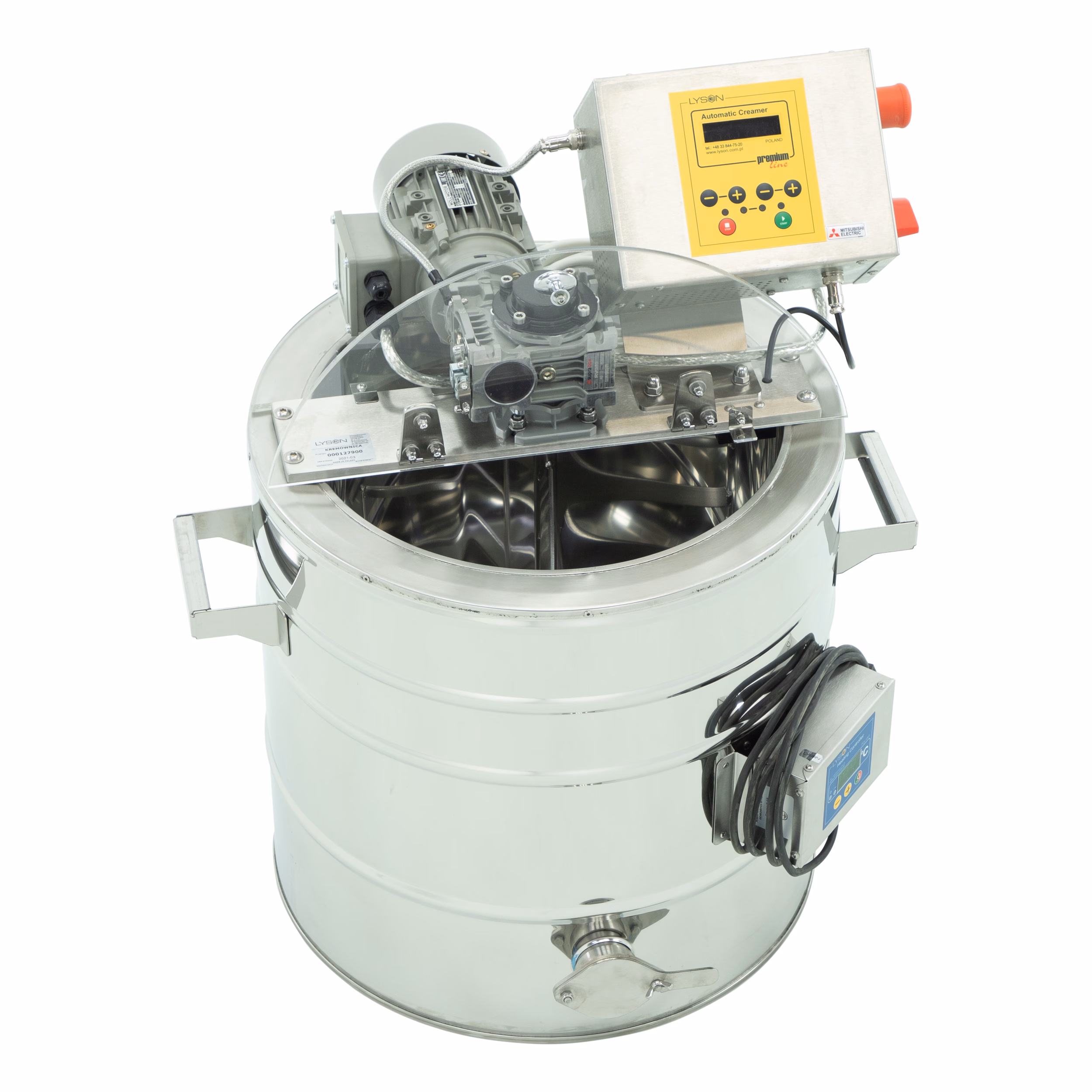 Lyson Honig-Rühr- und Auftaugerät PREMIUM 50–200 l, 230 V – Ansicht 2