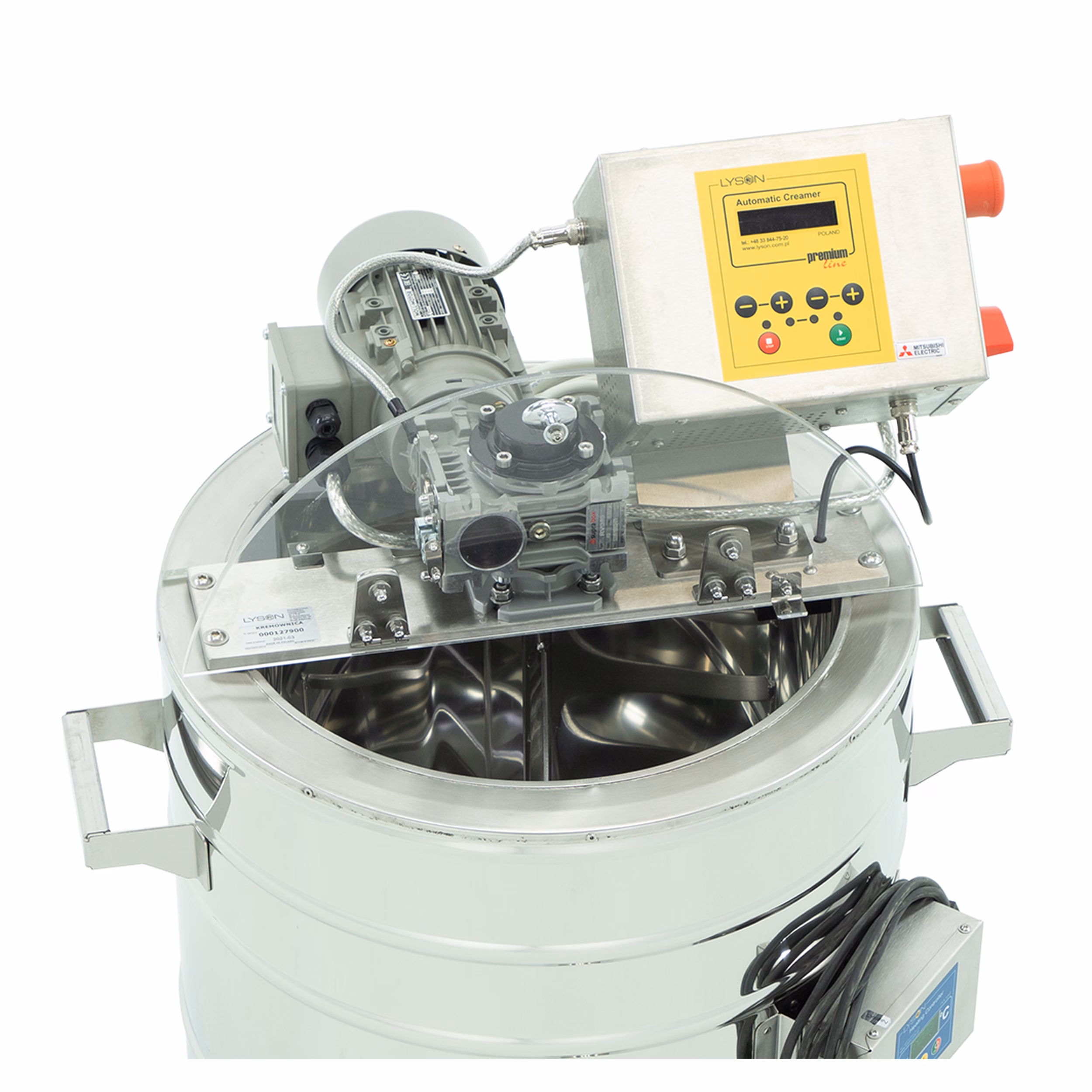 Lyson Honig-Rühr- und Auftaugerät PREMIUM 50–200 l, 230 V – Ansicht 4