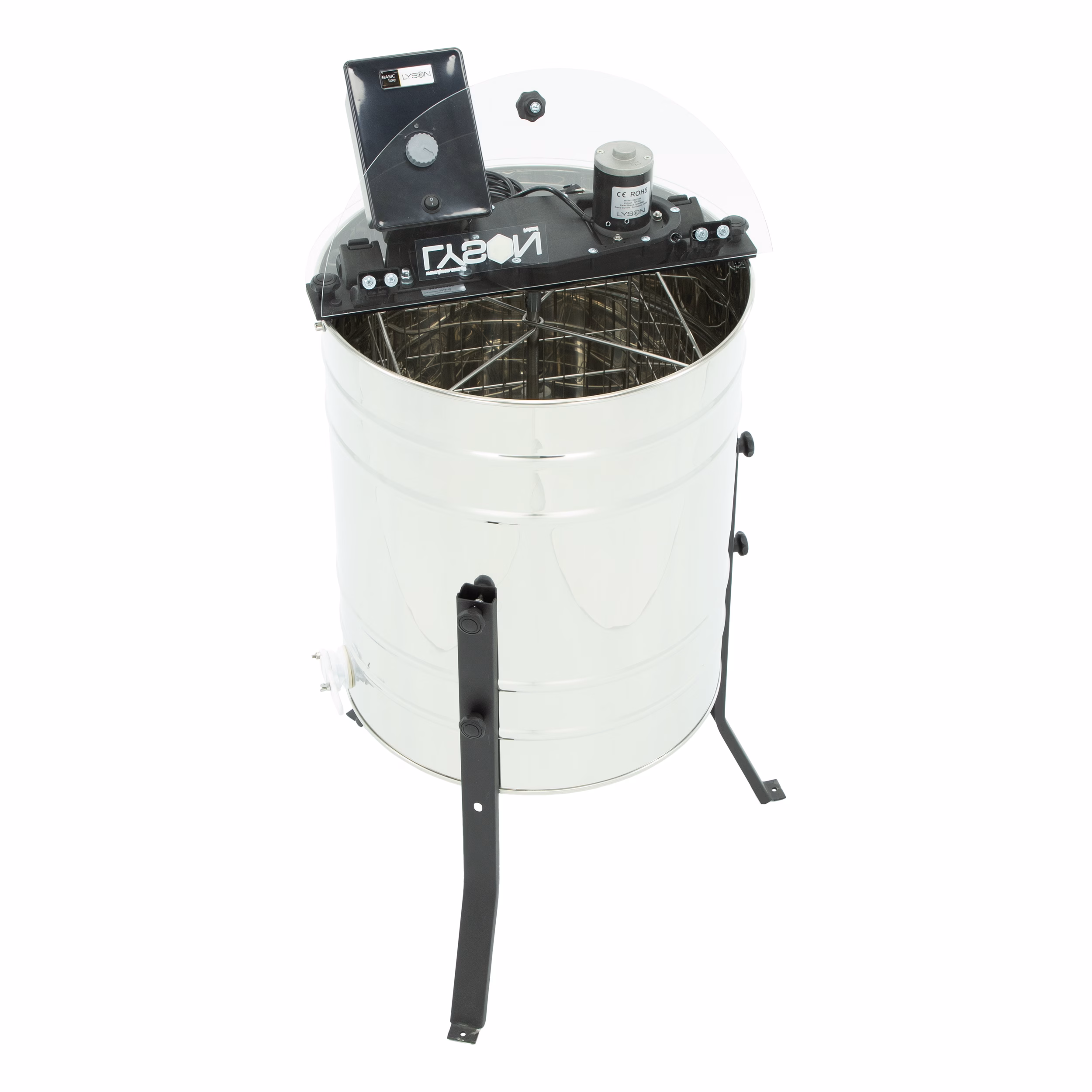 Lyson Tangentialschleuder 4 Waben Motorantrieb Ø 500 mm – W2033BB Basic – Detailansicht 3