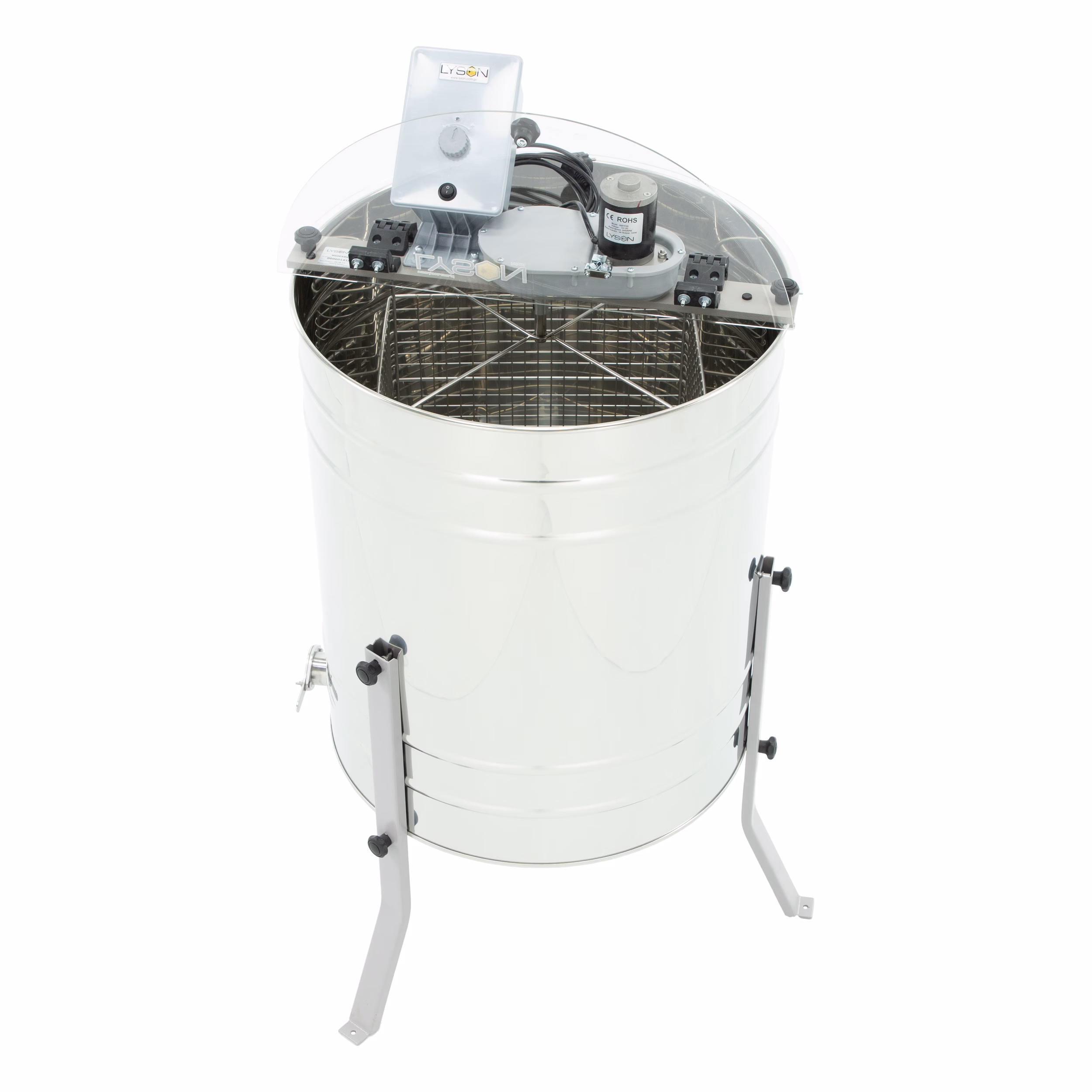 Lyson Tangentialschleuder 4 Waben Motorantrieb Ø 600 mm – W224BV Minima – Detailansicht 3