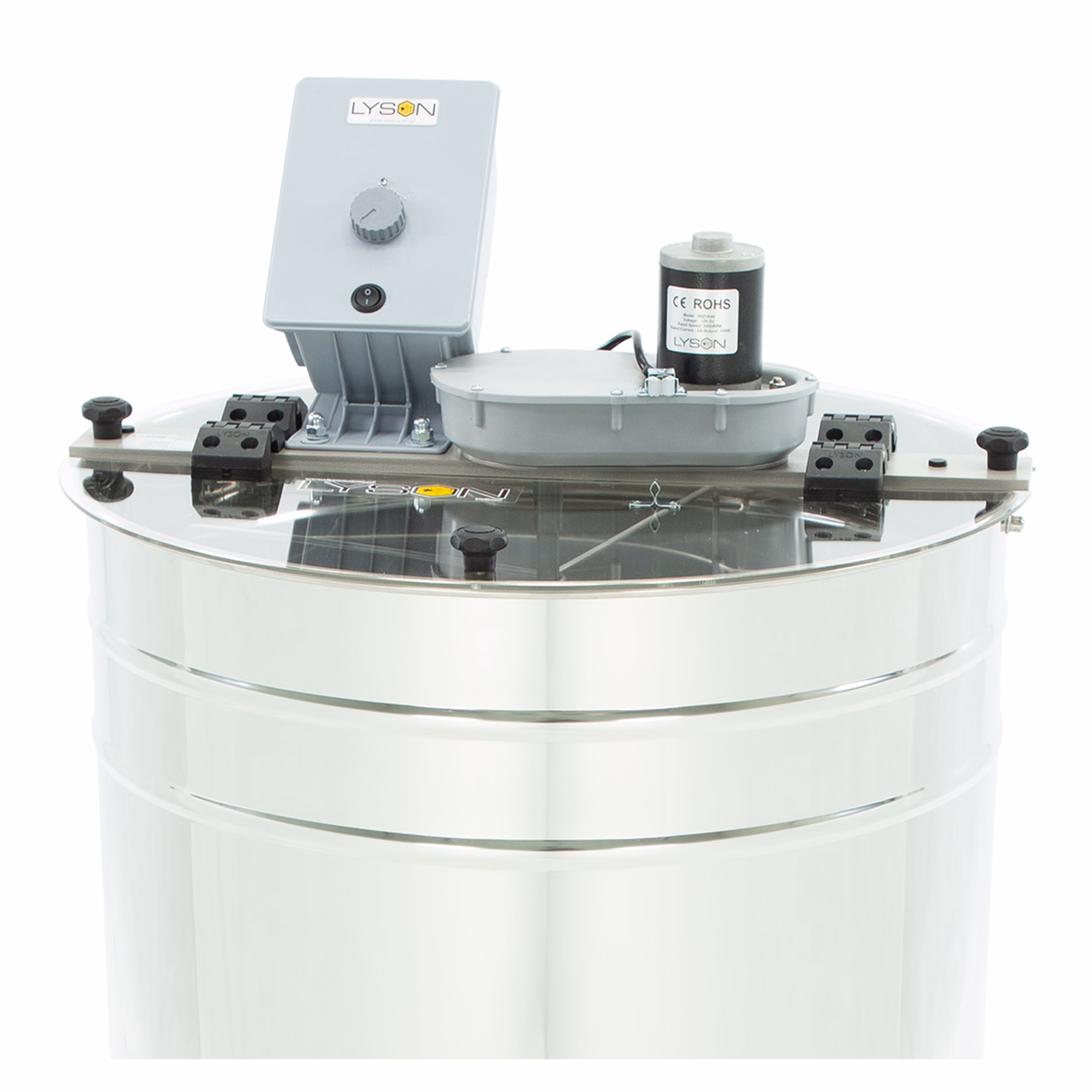 Lyson Tangentialschleuder 4 Waben Motorantrieb Ø 600 mm – W224BV Minima – Detailansicht 4