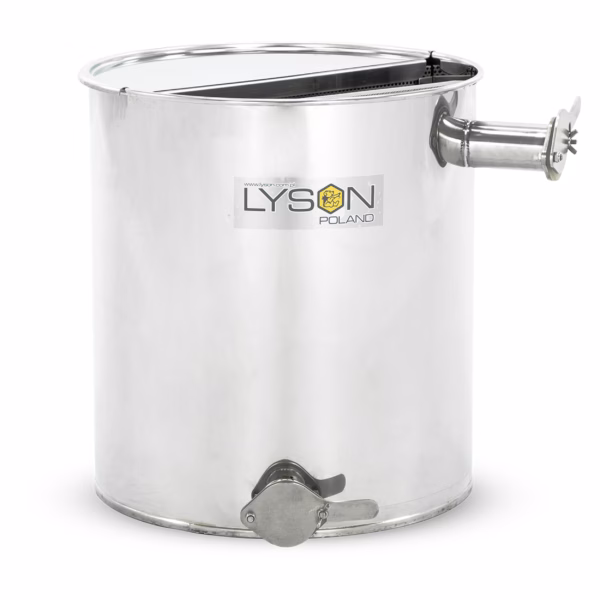 Lyson Vertikalsieb Edelstahl mit 50-l-Abfüllbehälter