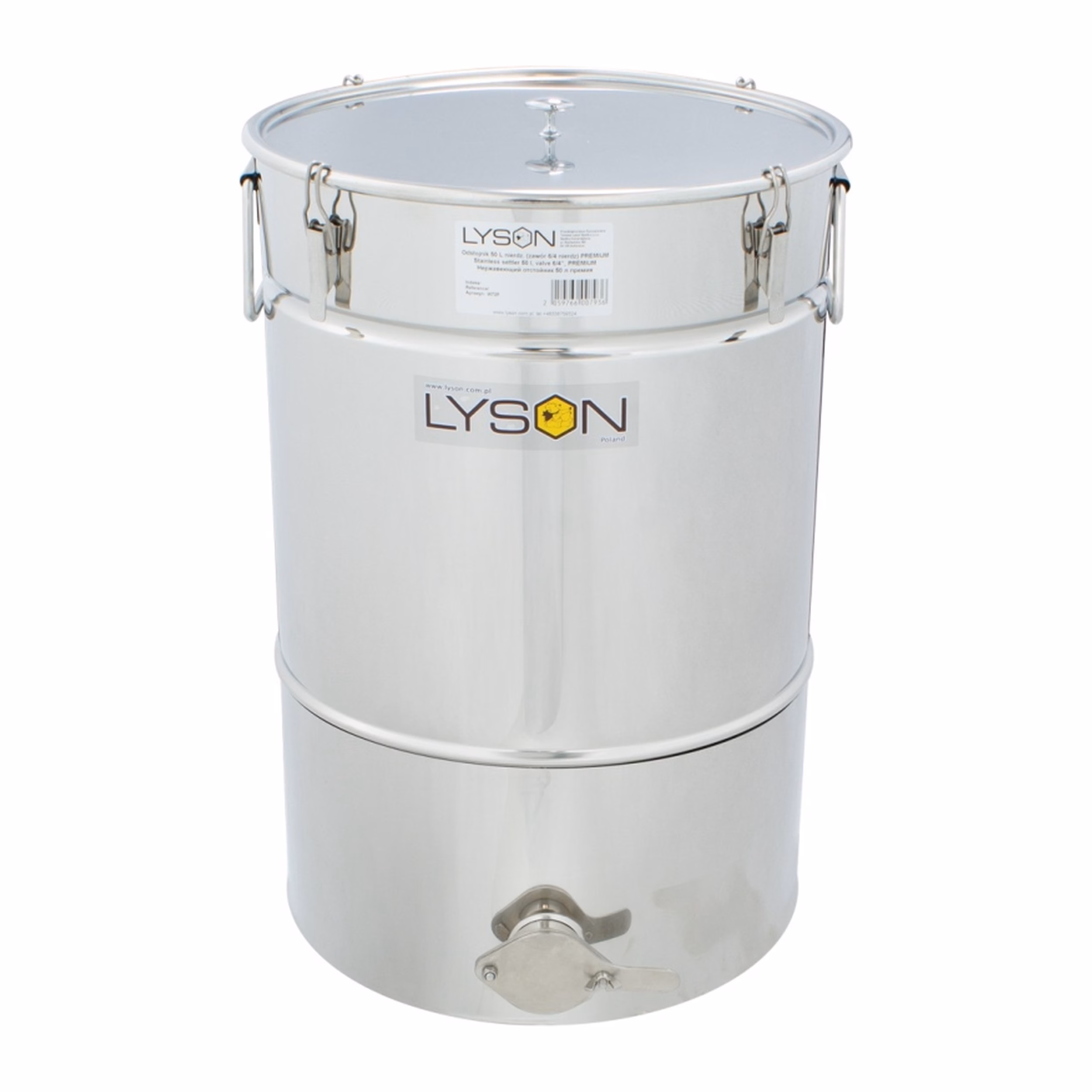 Lyson Absetzbehälter PREMIUM mit Konusboden 50 l / ~70 kg