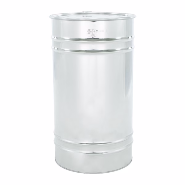 SAF Natura Edelstahlfass mit Dichtung 200 l – Ansicht 1